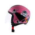 Steelbird Sbh 5 Astronaut Matt Dark Pink Half Face Helmet