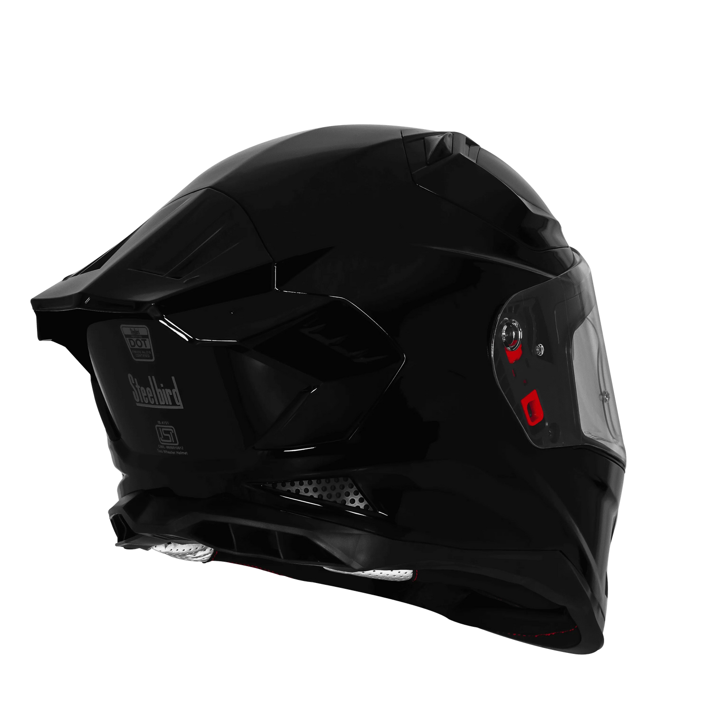 Steelbird Sbh 61 Sxe Black Full Face Helmet