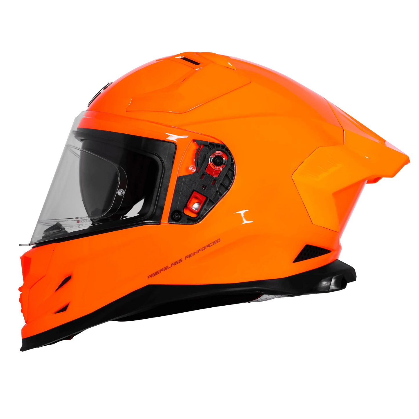 Steelbird Sbh 61 Sxe Black Orange Full Face Helmet