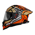 Steelbird Sbh 61 Sxe Sp2 Black Orange Full Face Helmet