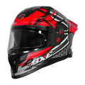 Steelbird Sbh 61 Sxe Sp2 Black Red Full Face Helmet