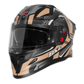 Steelbird Sbh 61 Sxe Sp3 Black Desert Storm Full Face Helmet