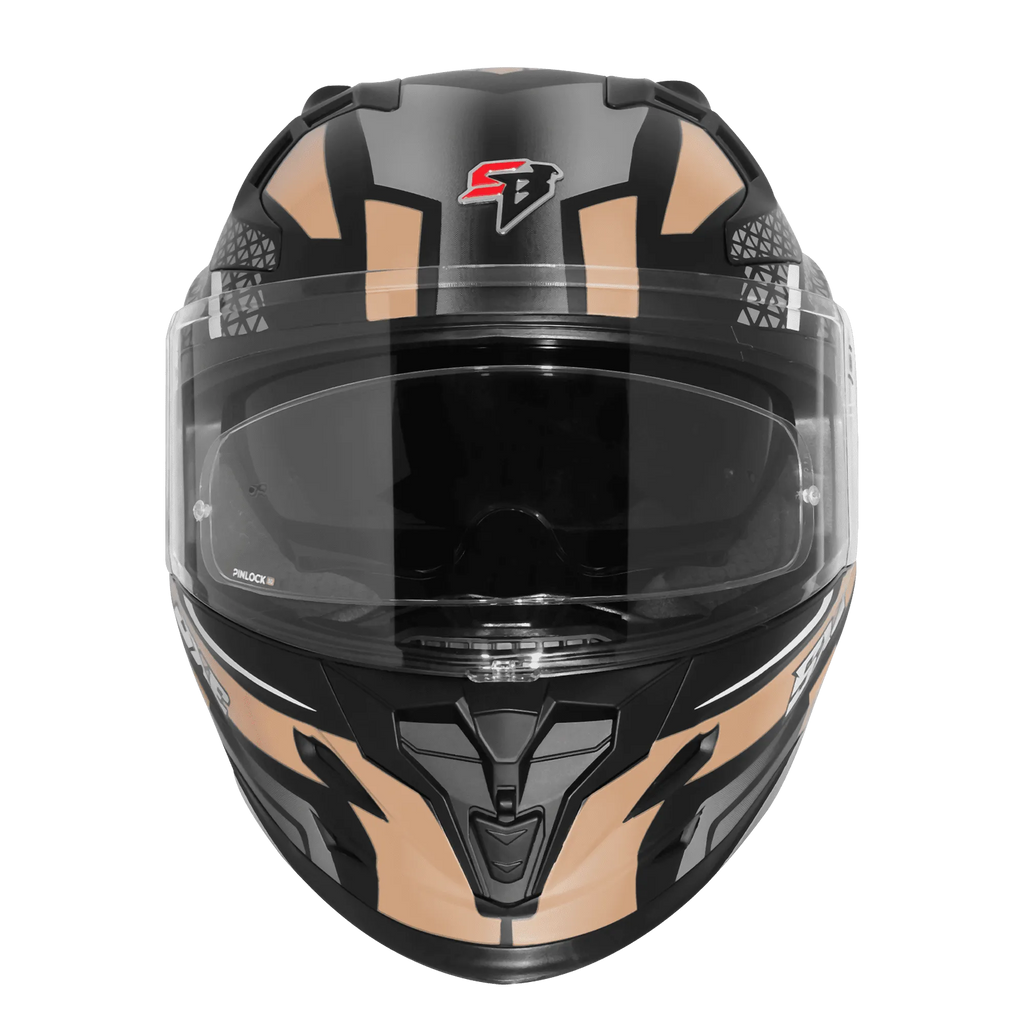 Steelbird Sbh 61 Sxe Sp3 Black Desert Storm Full Face Helmet