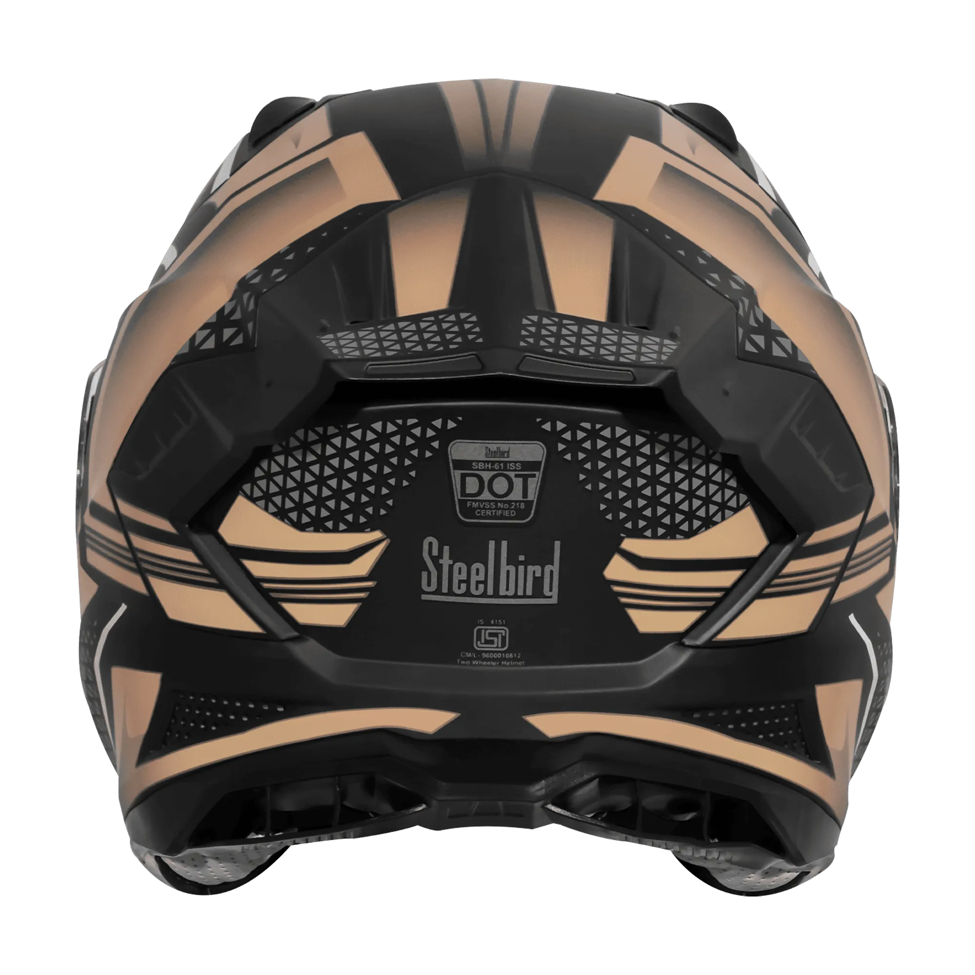 Steelbird Sbh 61 Sxe Sp3 Black Desert Storm Full Face Helmet