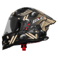Steelbird Sbh 61 Sxe St1 Black Desert Strom Full Face Helmet