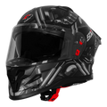Steelbird Sbh 61 Sxe St1 Black Gray Full Face Helmet