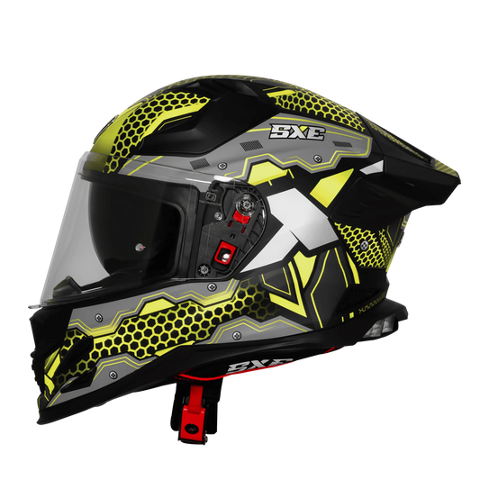 Steelbird Sbh 61 Sxe St2 Black Neon Full Face Helmet