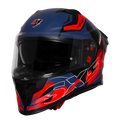 Steelbird Sbh 61 Sxe St3 Black Red Full Face Helmet