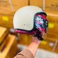Steelbird Sbh 67 Vintage 5.0 Matt Desert Strom Half Face Helmet