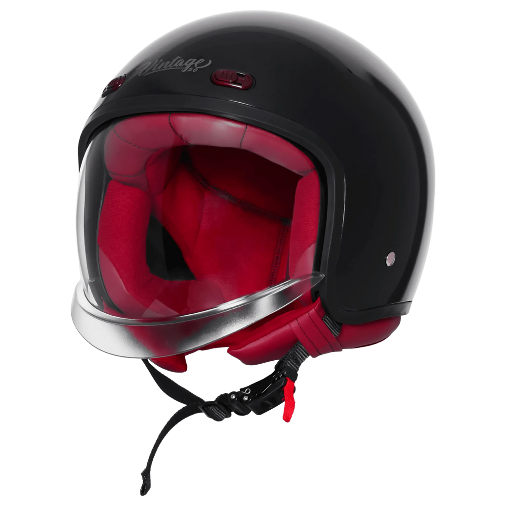 Steelbird Sbh 67 Vintage Exotic Green Half Face Helmet