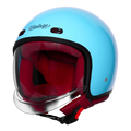 Steelbird Sbh 67 Vintage Jazz Blue Half Face Helmet