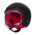 Steelbird Sbh 67 Vintage Matt Black Half Face Helmet