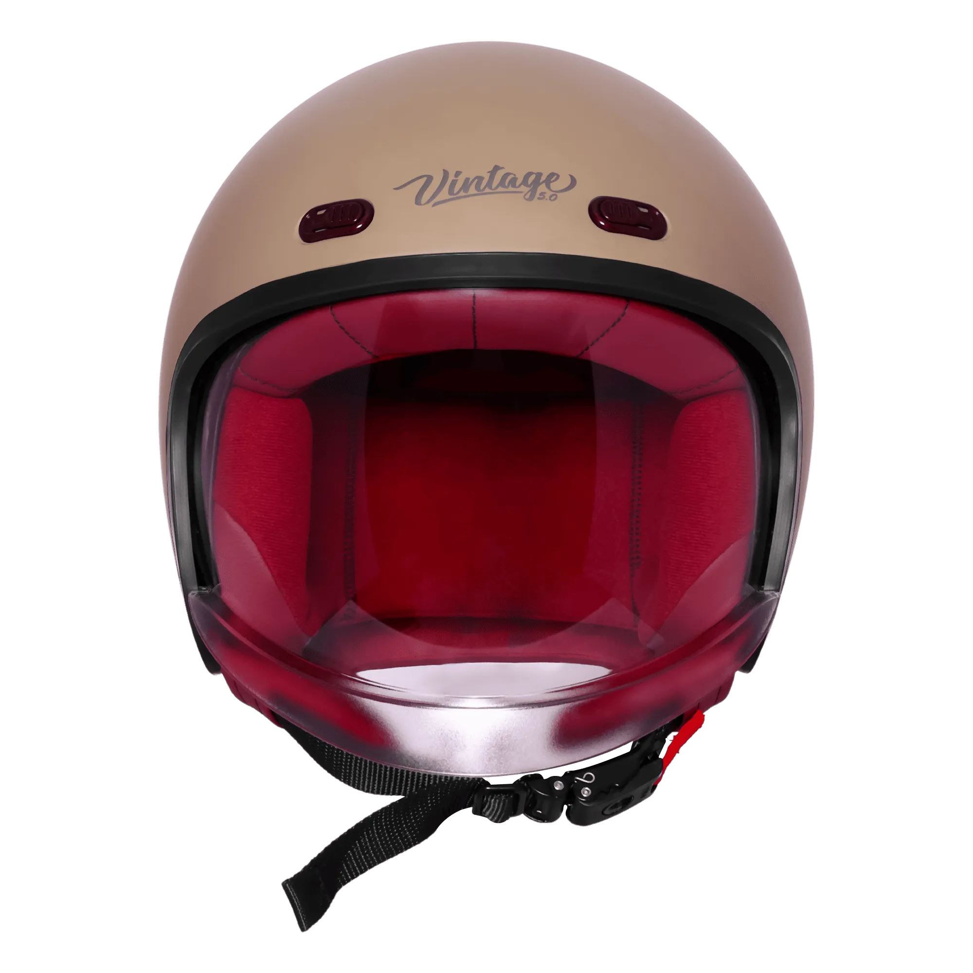 Steelbird Sbh 67 Vintage Matt Desert Strom Half Face Helmet