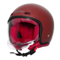 Steelbird Sbh 67 Vintage Matt Maroon Half Face Helmet