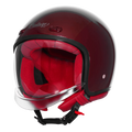 Steelbird Sbh 67 Vintage Rivera Red Half Face Helmet