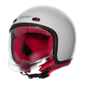 Steelbird Sbh 67 Vintage Titanium Gray Half Face Helmet