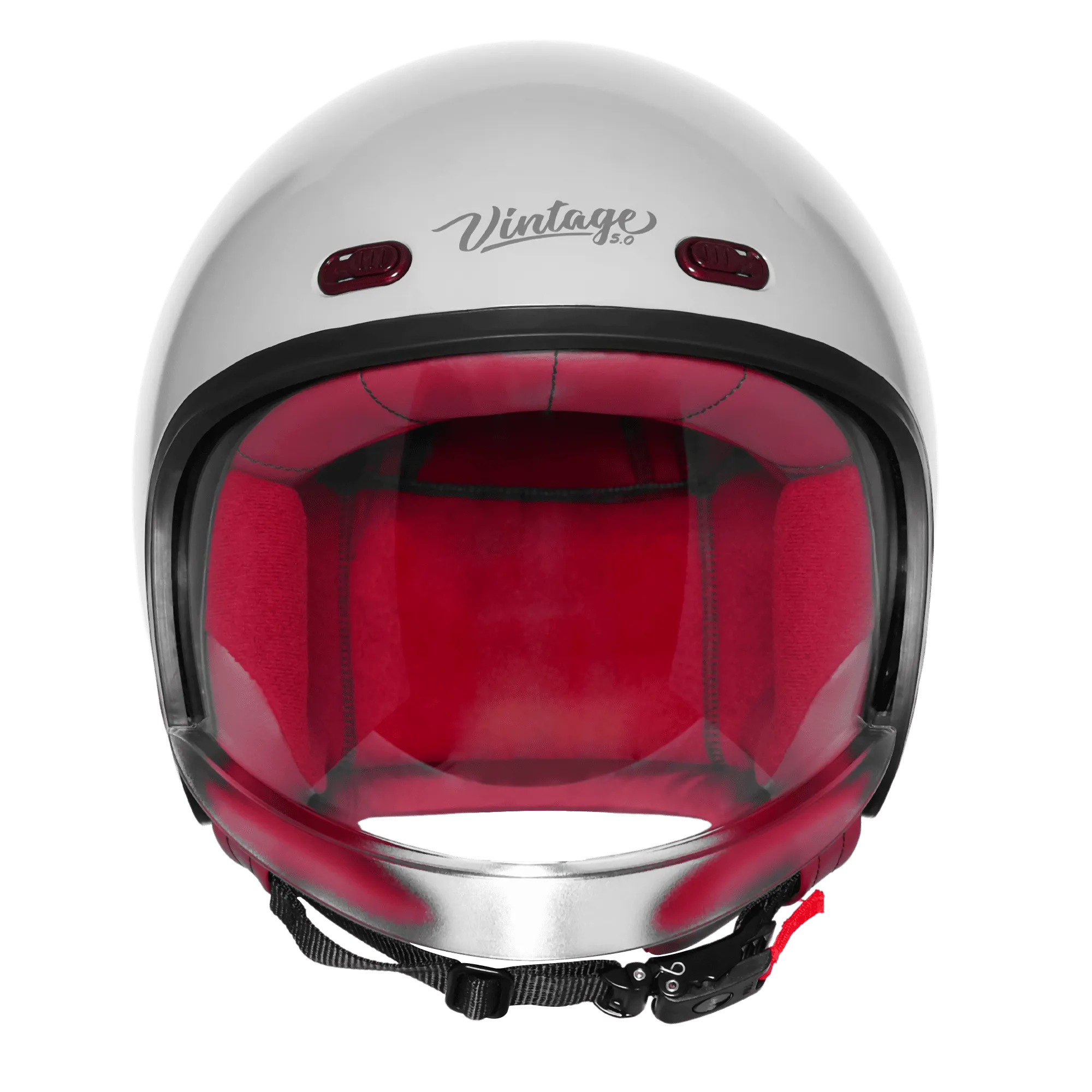 Steelbird Sbh 67 Vintage Titanium Gray Half Face Helmet
