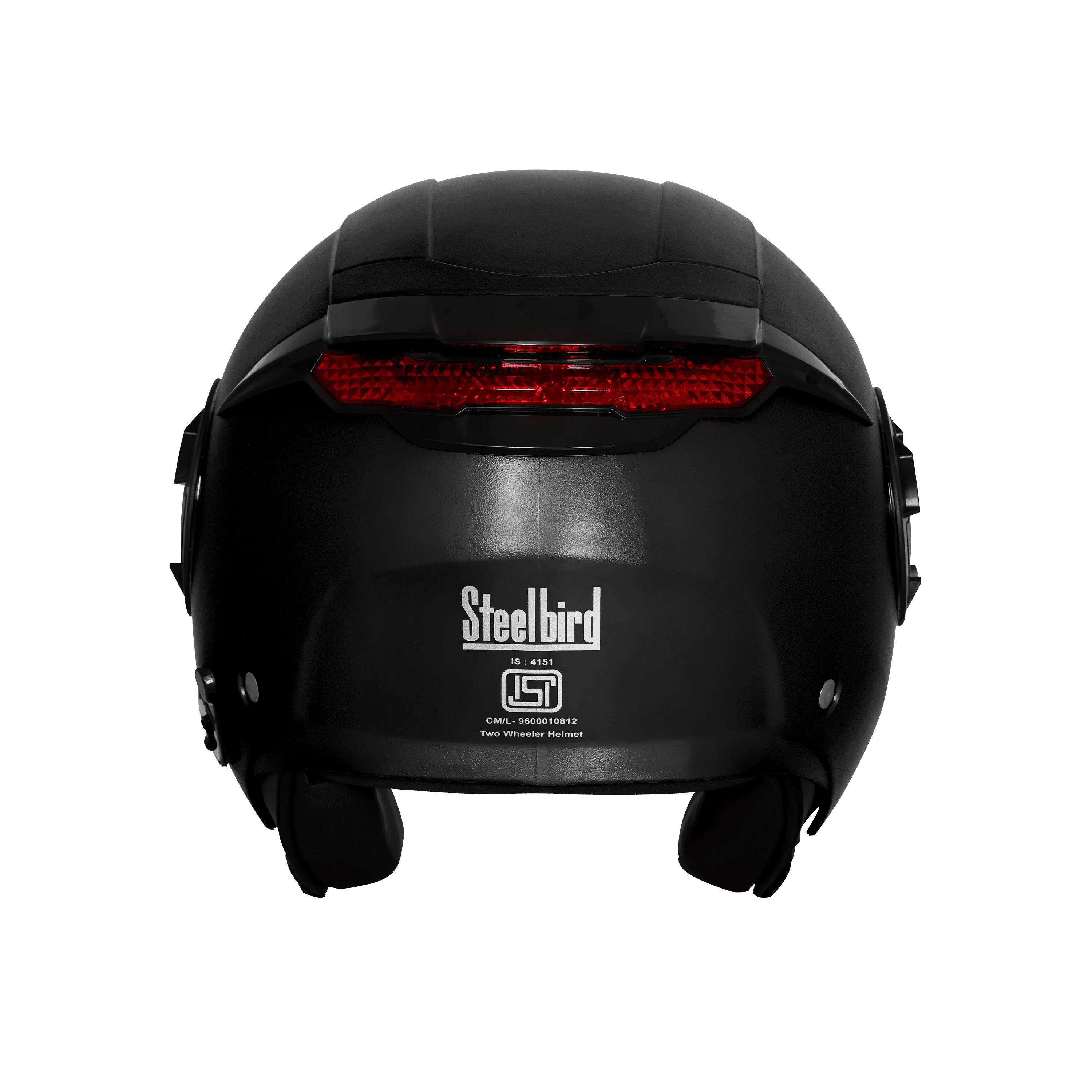 Steelbird Sbh 73 Drx Black Half Face Helmet
