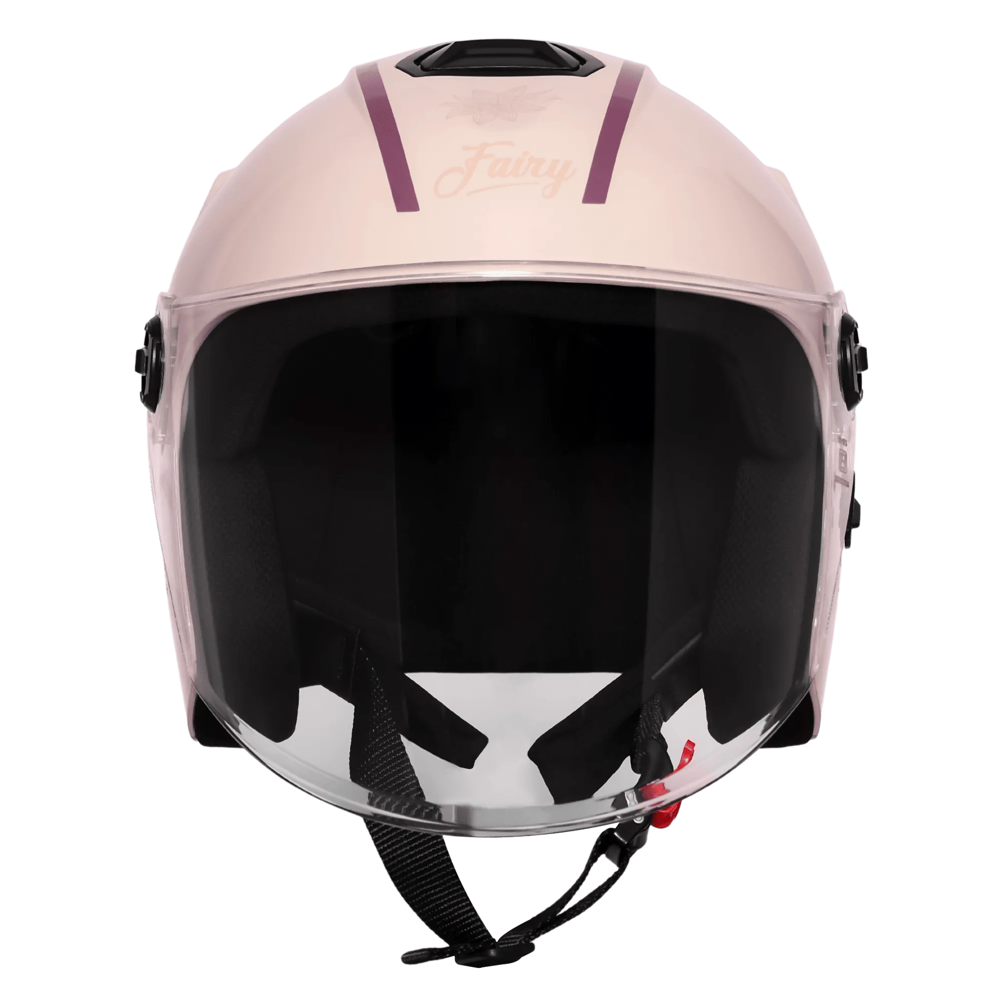 Steelbird Sbh 80 Fr3 Cloud Cream White Flower Half Face Helmet