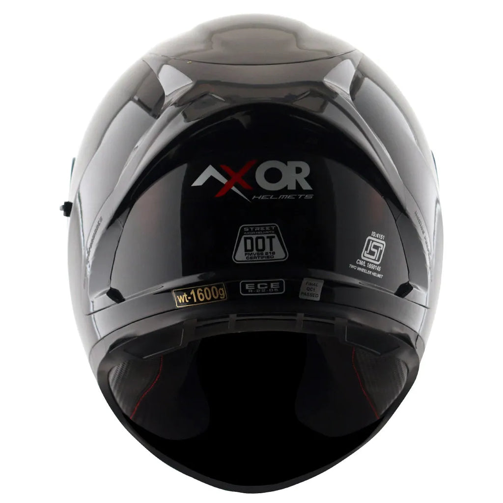 AXOR Street Black Full Face Helmet
