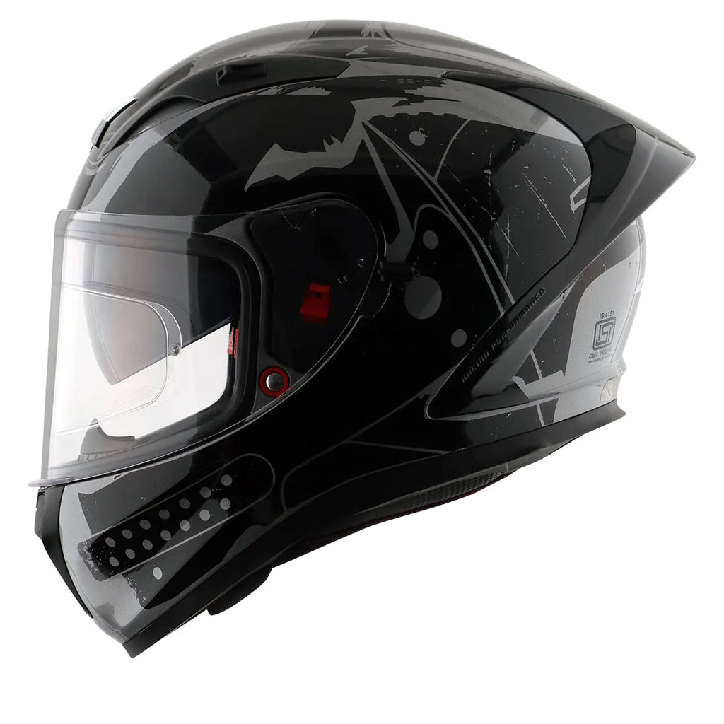 AXOR Street Dc Batman Anthracite Black Full Face Helmet