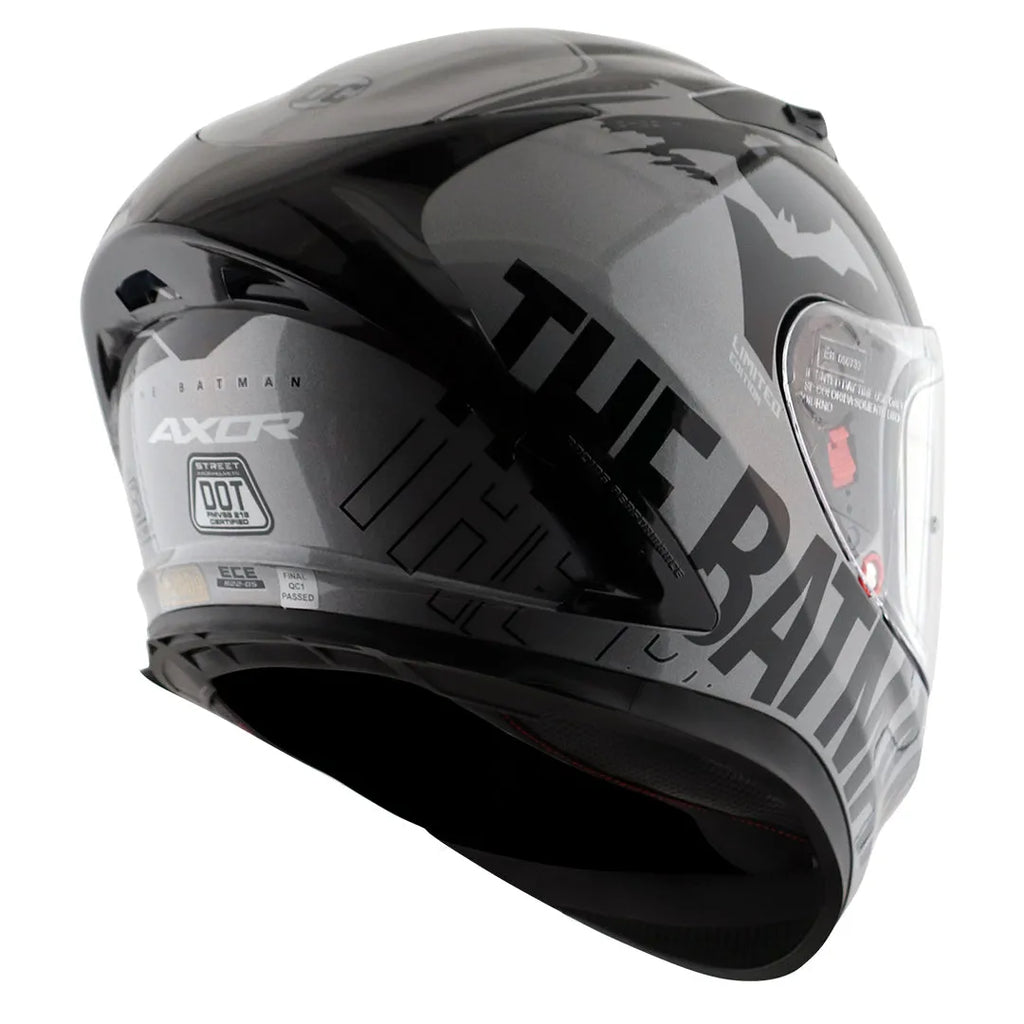 AXOR Street Dc Batman Anthracite Black Full Face Helmet