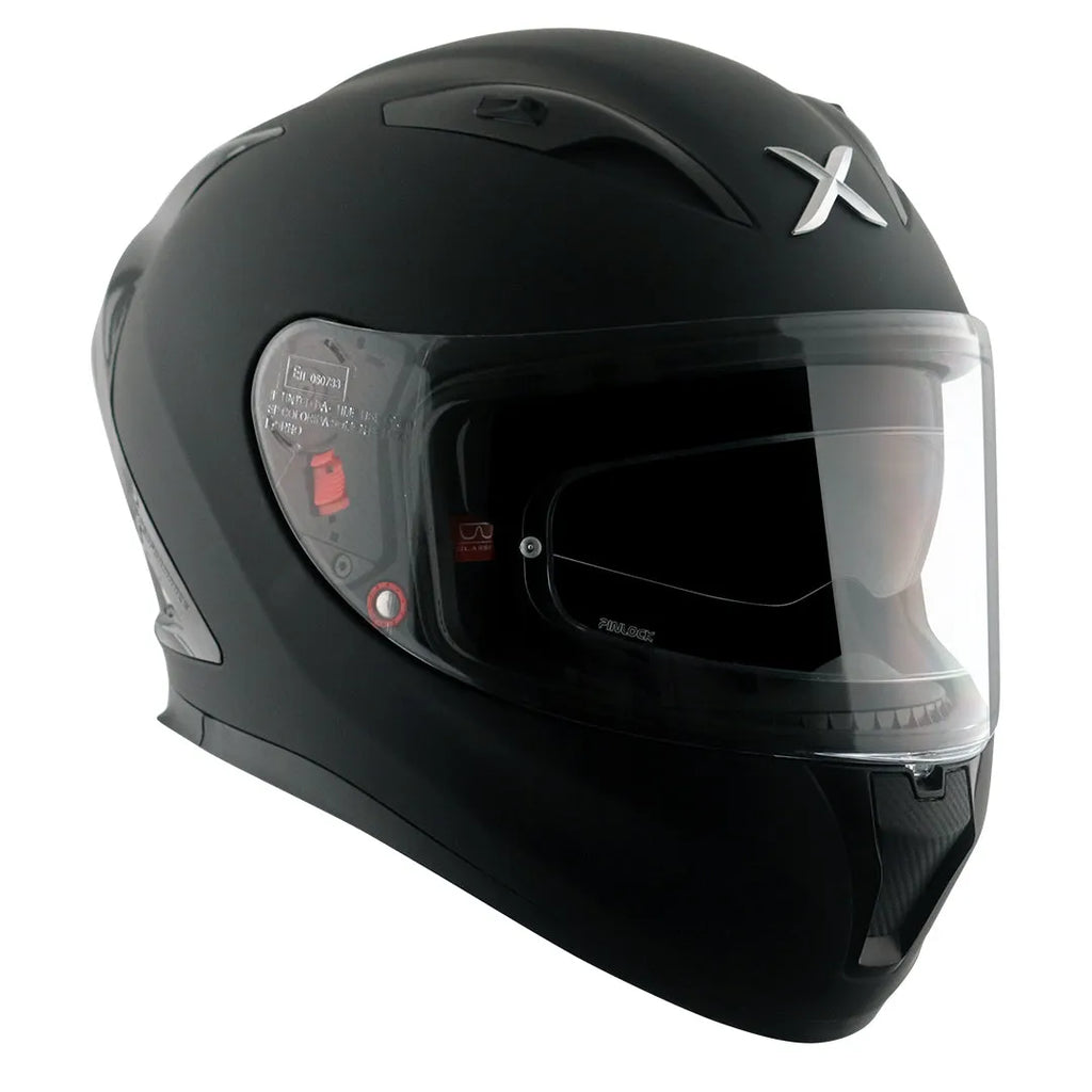 AXOR Street Dull Black Full Face Helmet