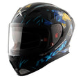 AXOR Street Zazu Black Blue Full Face Helmet