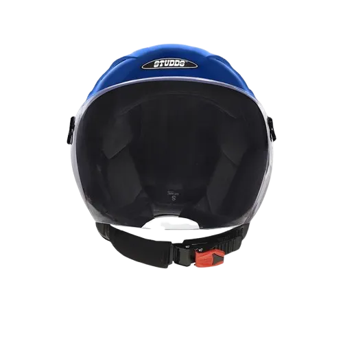 Studds Dame Blue Half Face Helmet