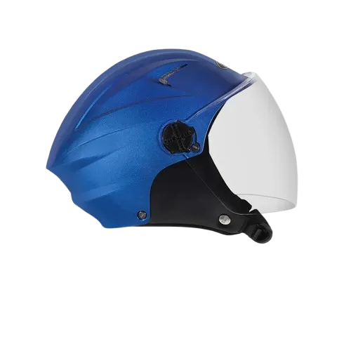 Studds Dame Blue Half Face Helmet