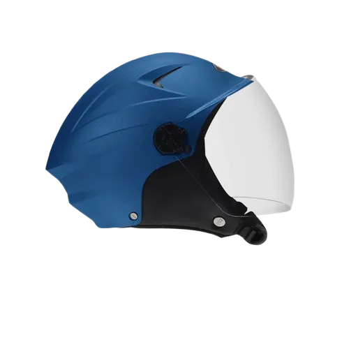 Studds Dame Matt Blue Half Face Helmet