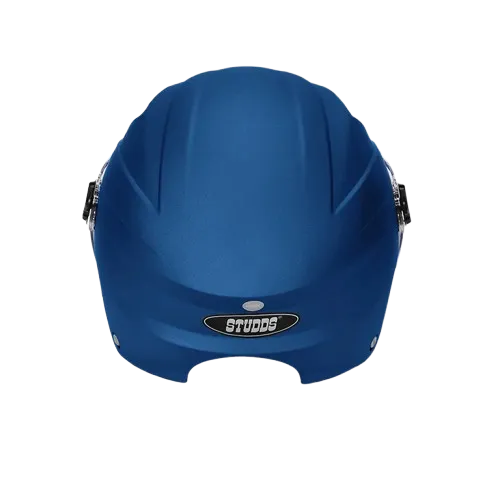 Studds Dame Matt Blue Half Face Helmet