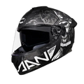 Studds Drifter Batman Edition Black Silver N4 Full Face Helmet
