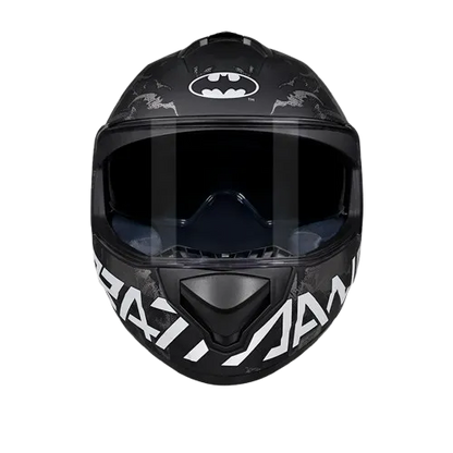 Studds Drifter Batman Edition Black Silver N4 Full Face Helmet