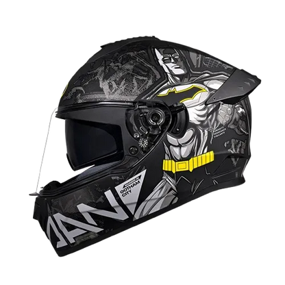 Studds Drifter Batman Edition Matt Black N4 Full Face Helmet