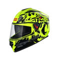 STUDDS Drifter D2 Matt Yellow N9 Full Face Helmet