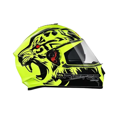 STUDDS Drifter D2 Matt Yellow N9 Full Face Helmet