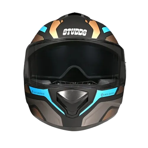 STUDDS Drifter D5 Matt Black N4 Full Face Helmet