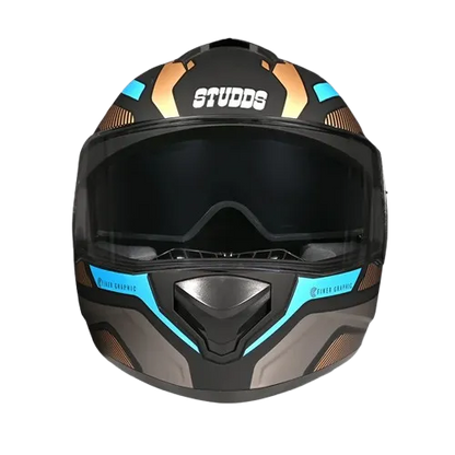 STUDDS Drifter D5 Matt Black N4 Full Face Helmet