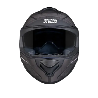 Studds Drifter D6 Rebellion Matt Black N4 full face helmet