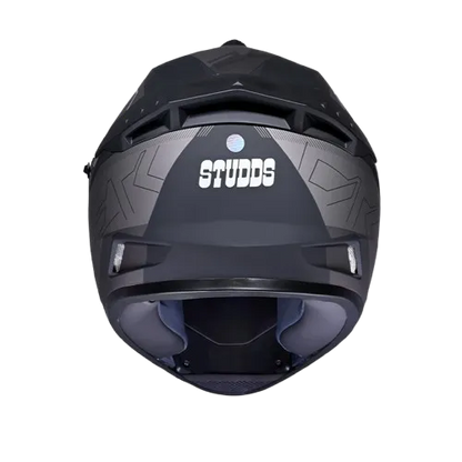 Studds Drifter D6 Rebellion Matt Black N4 full face helmet
