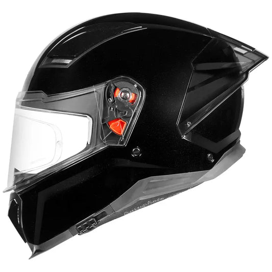 STUDDS HELIOS BLACK FULL FACE HELMET PINLOCK READY