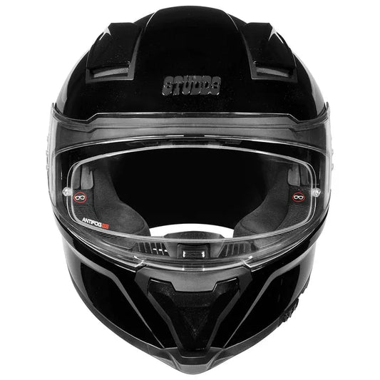 STUDDS HELIOS BLACK FULL FACE HELMET PINLOCK READY