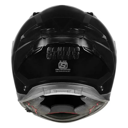 STUDDS HELIOS BLACK FULL FACE HELMET PINLOCK READY
