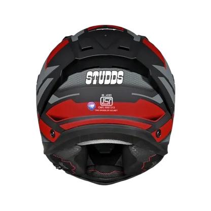Studds Helios D1 Black Gray N2 Full face Helmet