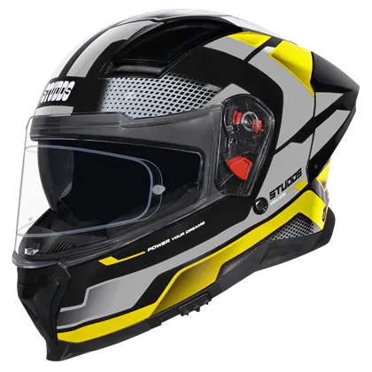 Studds Helios D1 Black N5  Fulll face Helmet