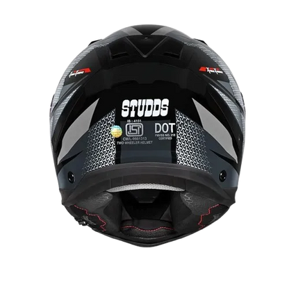 Studds Helios D2 Black N4 Full Face Helmet
