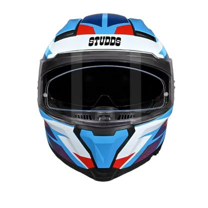 Studds Helios D2 Blue N2 Full Face Helmet