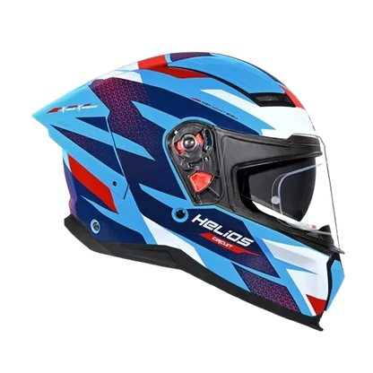 Studds Helios D2 Blue N2 Full Face Helmet