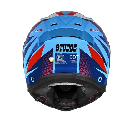Studds Helios D2 Blue N2 Full Face Helmet
